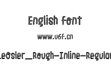 LeOsler_Rough-Inline-Regular.ttf下载