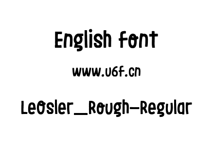 LeOsler_Rough-Regular.ttf下载