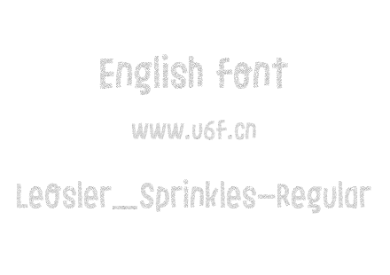 LeOsler_Sprinkles-Regular.ttf下载