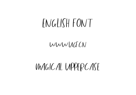 Magical Uppercase.ttf下载