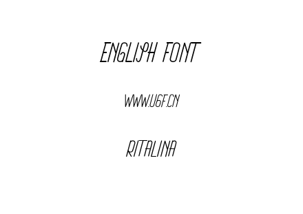 Ritalina.ttf下载