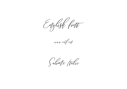 Salome Italic.ttf下载