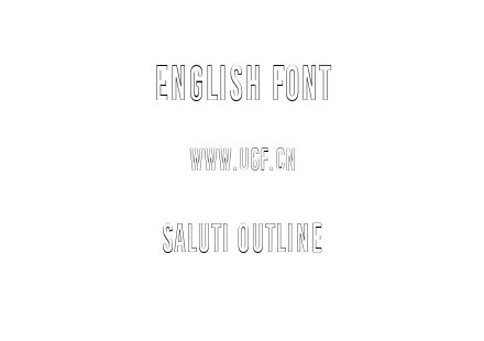 Saluti Outline.ttf下载