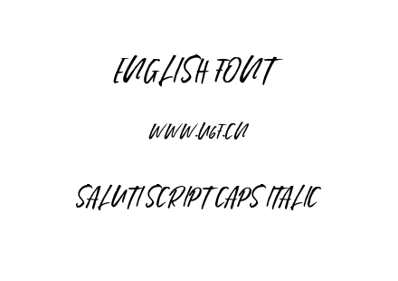 Saluti Script Caps Italic.ttf下载