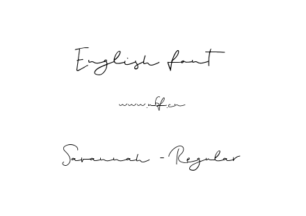 Savannah - Regular.ttf下载
