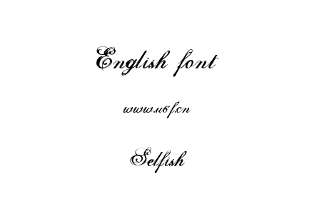 Selfish.ttf