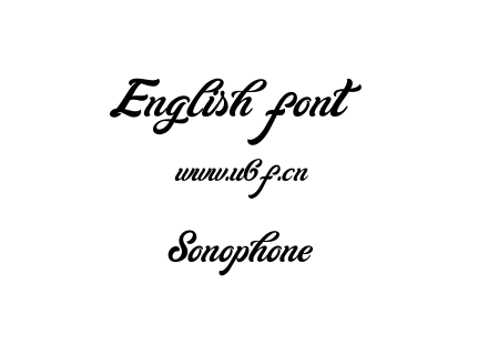 Sonophone.ttf下载