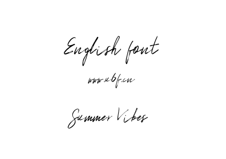 Summer Vibes.ttf下载