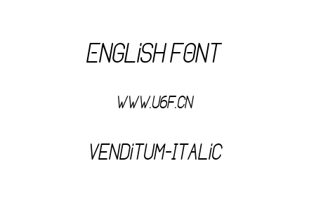 Venditum-Italic.ttf下载