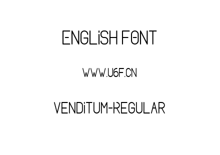 Venditum-Regular.ttf下载