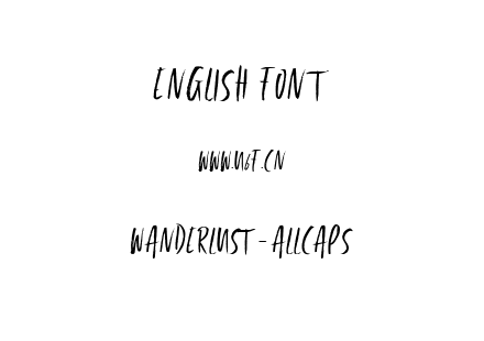 Wanderlust-AllCaps.ttf下载