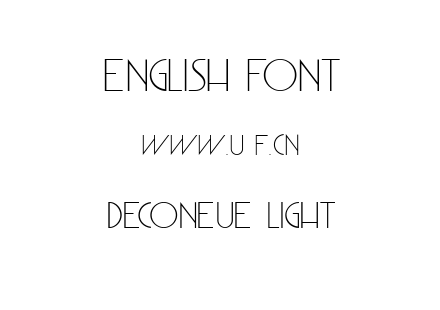 字体-DecoNeue-Light.ttf下载