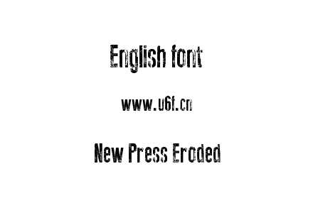 New Press Eroded.ttf下载