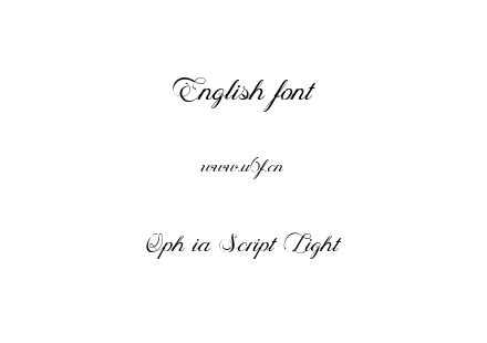 Oph俵ia Script Light.ttf下载