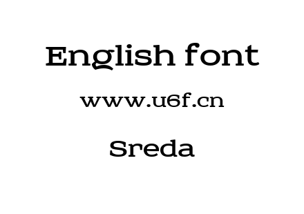 Sreda.ttf下载