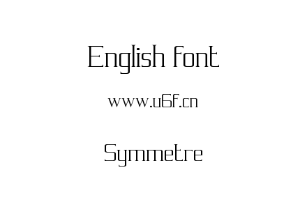 Symmetre.ttf下载