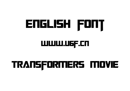 Transformers Movie.ttf下载
