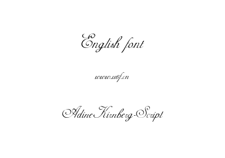 AdineKirnberg-Script.TTF下载