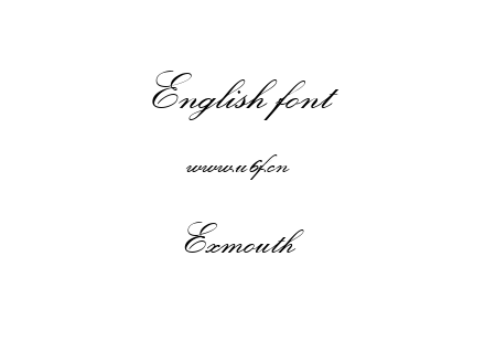 Exmouth.TTF下载
