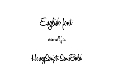 HoneyScript-SemiBold.TTF下载
