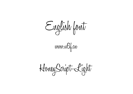 HoneyScript-Light.TTF下载