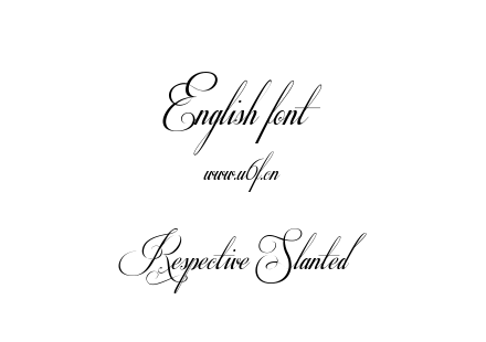 Respective Slanted.TTF下载
