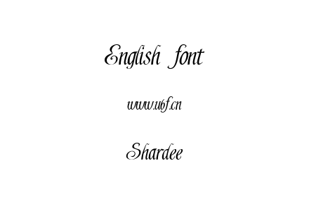 Shardee.TTF下载