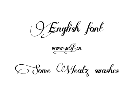 Some Weatz swashes.TTF下载
