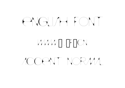 字体-Accent Normal.ttf下载