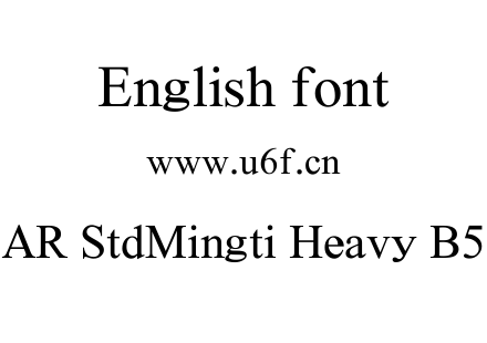 AR StdMingti Heavy B5.ttf