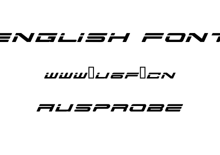 字体-AUSPROBE.TTF下载