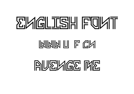 字体-avenge me.ttf下载