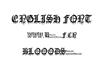 字体-blooods_.ttf下载