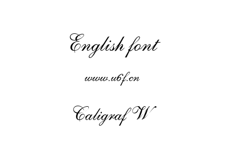 Caligraf W.ttf
