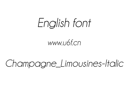 Champagne_Limousines-Italic.ttf下载