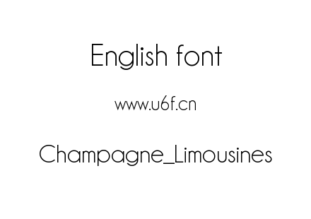 Champagne_Limousines.ttf下载