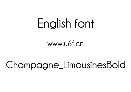 Champagne_LimousinesBold.ttf下载