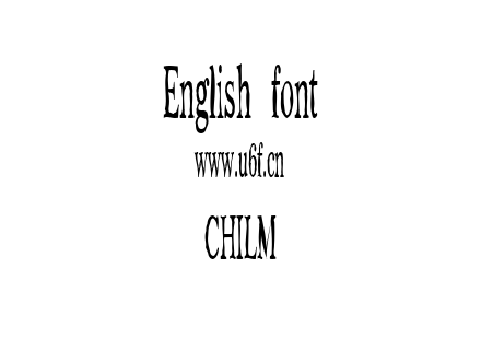 CHILM.TTF下载