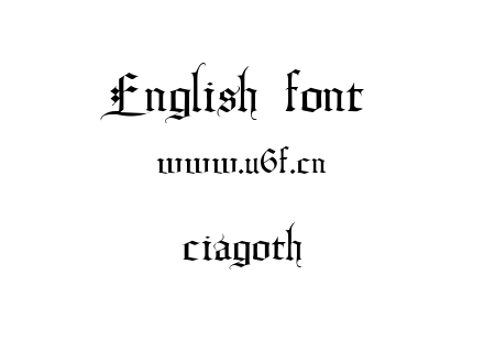 ciagoth.ttf下载