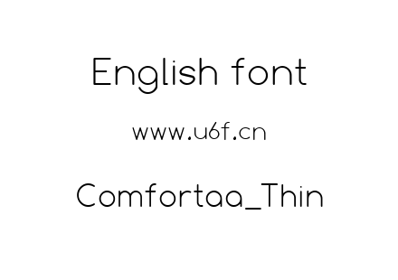 Comfortaa_Thin.ttf下载