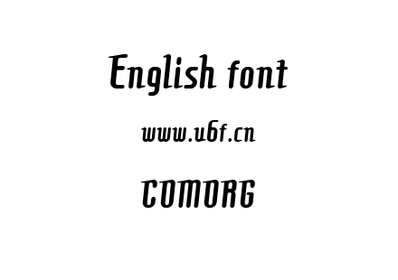 COMORG.TTF下载