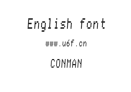 CONMAN.ttf下载
