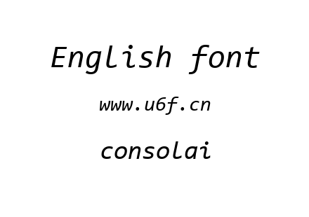 consolai.ttf下载