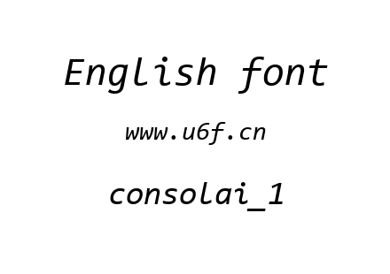 consolai_1.ttf下载