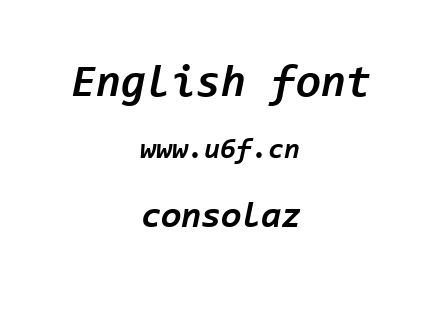 consolaz.ttf下载