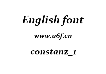 constanz_1.ttf下载