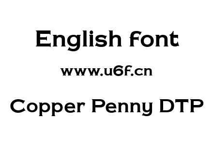Copper Penny DTP.ttf下载
