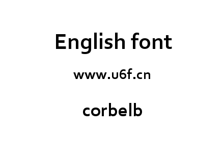 corbelb.ttf下载