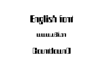 CountdownD.TTF下载