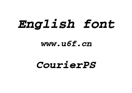 CourierPS.ttf下载